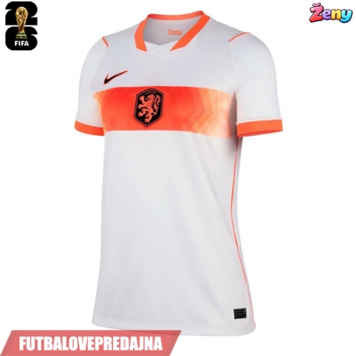 Lacne Ženy Futbalové dres Holandsko MS 2026 Krátky Rukáv - Preč